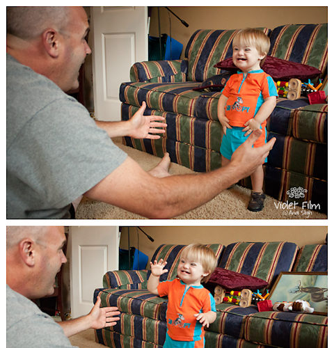 Down syndrome, toddler, learning to walk, first steps